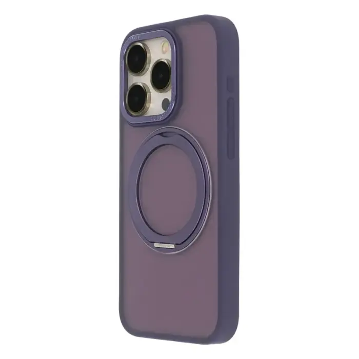 Secure Spinning Mag vāks iPhone 14 Pro 6.1" violets