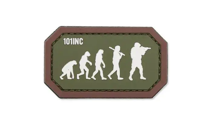 101 Inc. – 3D embleem – Airsoft Evolution – OD roheline