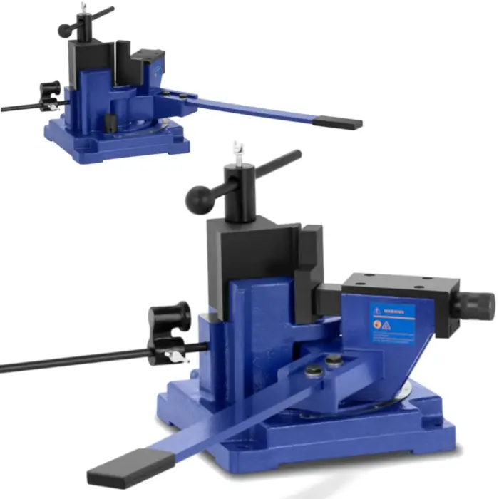 MSW Manual Sheet Metal Bender with Angle Gauge, 100 mm, up to 120° (Steel)