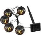 SOLAR LAMP FIREBALLS 7CM 5PCS — Photo 10