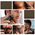 MAXGROOM LK-892 multifunctional trimmer with replaceable tips - black — Photo 5