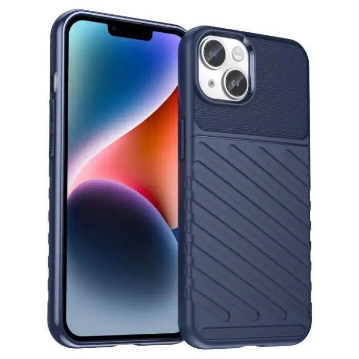 Чехол Thunder Case для iPhone 14 Plus, синий