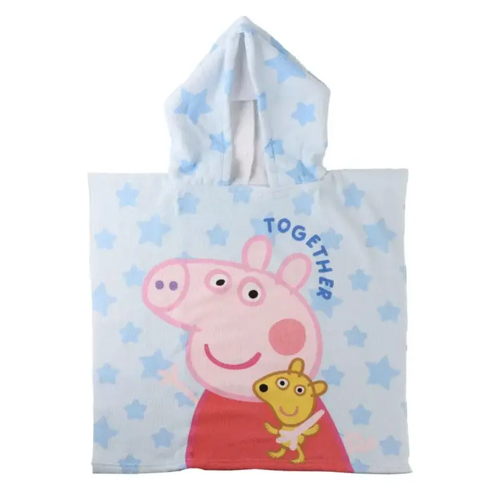 Peppa Pig Microfibre Poncho Beach Towel