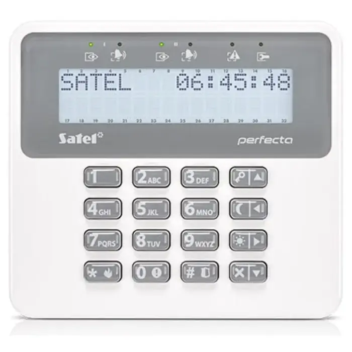 Satel PRF-LCD-WRL targa kodu keskke juhtimise intelligentne element