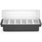 HENDI Bar Garnish Organizer - 6 Compartments — Photo 2