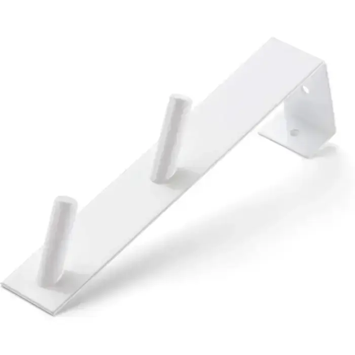 Āķis uz durvīm pakarams / 2 āķi / balts Foto 7