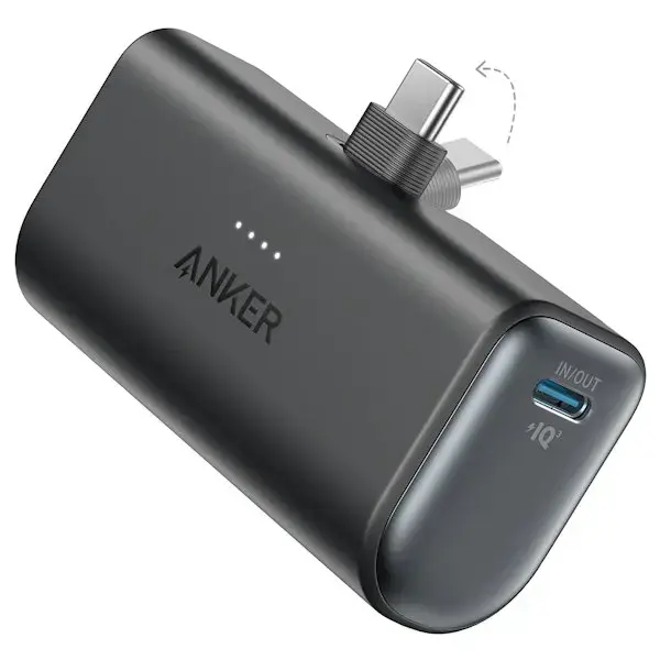 Anker Nano ārējā baterija/ 22,5W/ 5000mAh/ USB-C/ pelēka