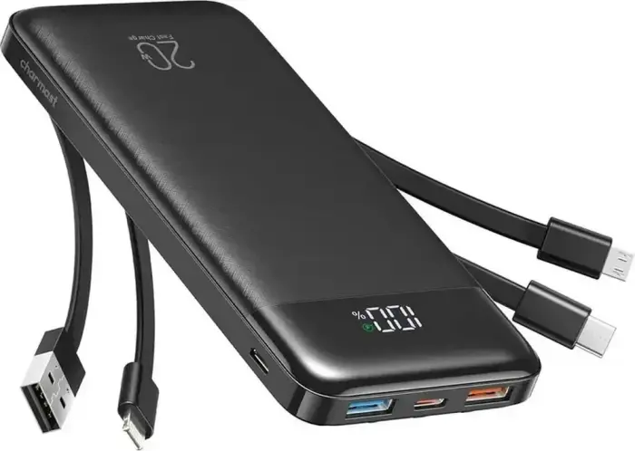 Charmast W1148 Power Bank 10,000 mAh 15W Black