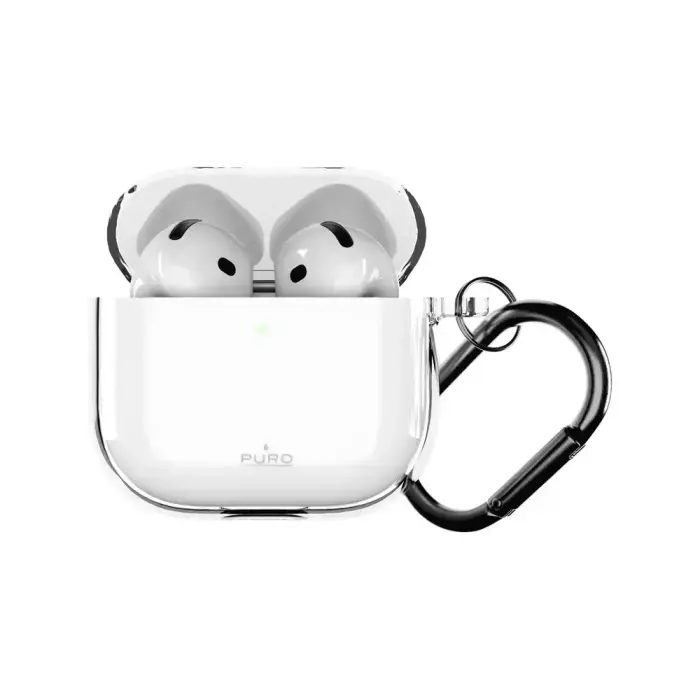 Puro 0.3 Nude dėklas AirPods 4 - Skaidrus