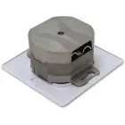 XtendLan Data Socket 2x RJ-45, Cat6, shielded, flush mount (surface mount with junction box), angled entry — Foto 2