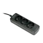 Сетевой удлинитель Activejet 3GNU – 1.5м, чёрный — Фото 4