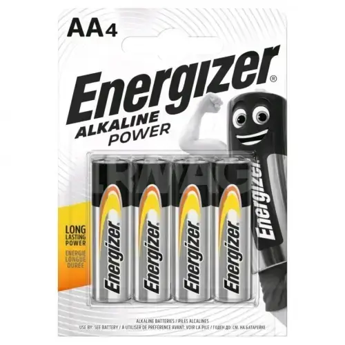 Energizer LR06-4BB Alkaline Power AA (LR6) 4 vnt. lizdinė pakuotė
