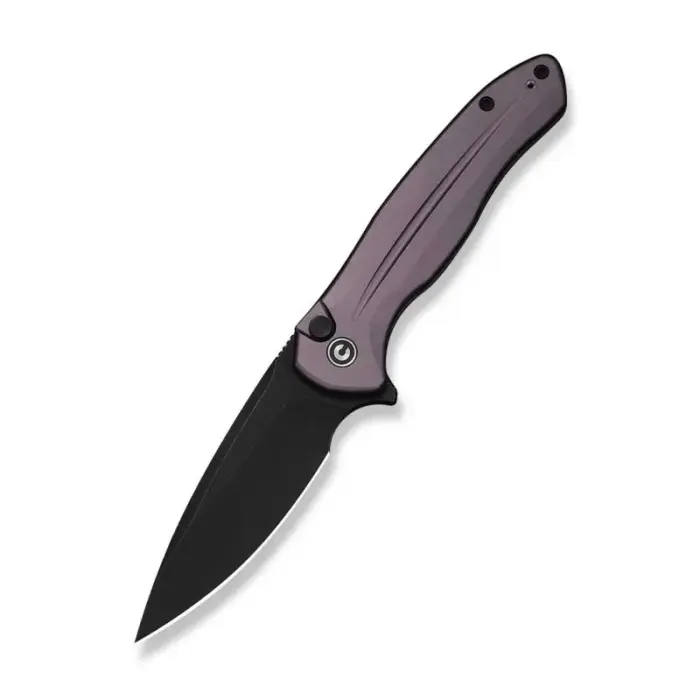 CIVIVI Button Lock Kitefin Purple Alu 14C28N Knife