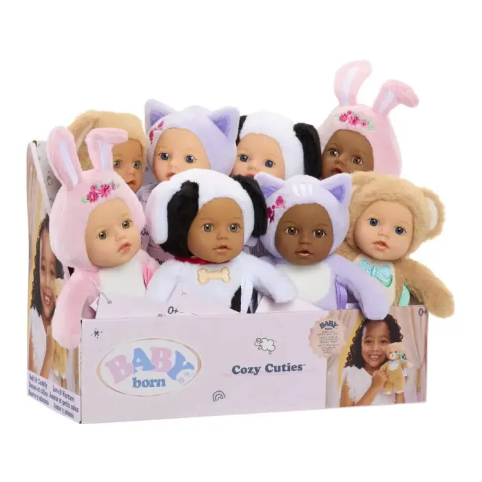 Baby Born Cozy Cuties Assorted Doll 18 cm
