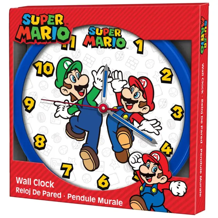 Super Mario Bros wall clock