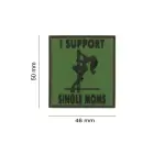 I Support Single Mums Rubber Patch (Forest) — Foto 2