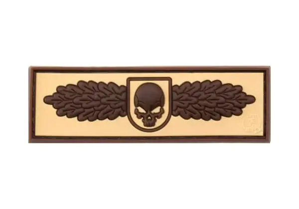 SOF Skull emblēmas gumijas uzšuve