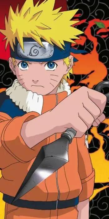 Naruto Uzumaki Kids' Colorful Cotton Beach Towel 70x140 cm