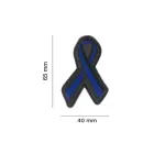 Thin Blue Line lindi kummist embleem — Foto 4