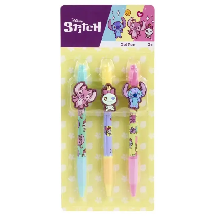 Disney Stitch 3 gelinių rašiklių rinkinys