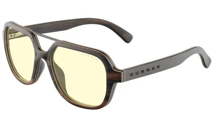 GUNNAR kontori/mängu prillid HUMBOLDT EBONY * merevaiguläätsed * BLF 65 * GUNNAR focus