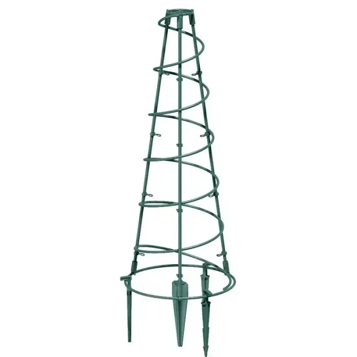 Prosperplast Floo Supports Conical Plant Support 25x60cm Forest Green