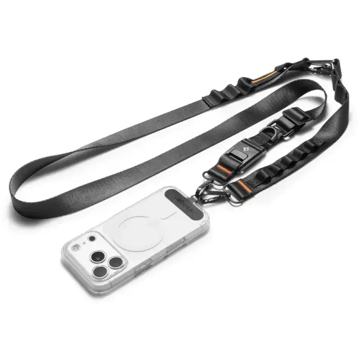 Spigen DA30M Universal Crossbody Lanyard Strap – Black