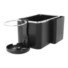 Car organizer with cup holder black Фото num
