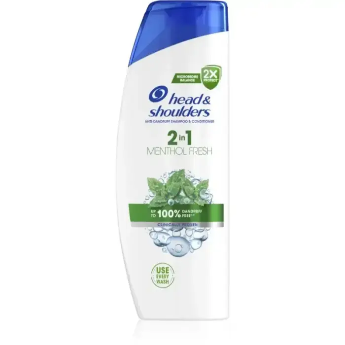 Head & Shoulders Menthol Fresh 2in1 Шампунь и кондиционер 2в1 против перхоти 400 мл