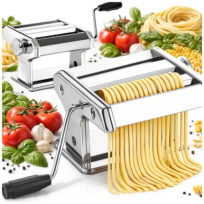 Home pasta maker easy to use stainless steel adjustable