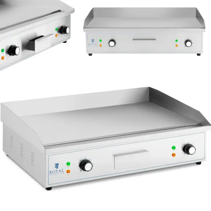 elektriskais grils płyta grillowa gładka 727 x 420 mm 4400 W