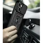 Slide Camera Armor dėklas iPhone 16 Black — Nuotrauka 8