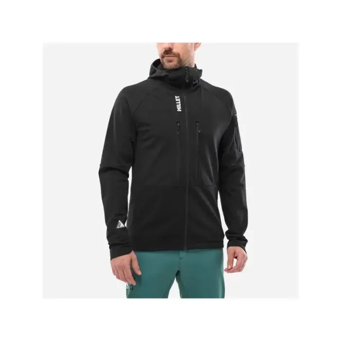 MILLET M Pierraent Hoodie vīriešu slēpošanas jaka, melna
