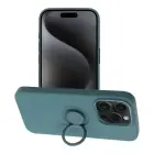 SILICONE RING case for iPhone 15 Pro green — Photo 1