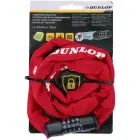 DUNLOP BICYCLE LOCK CHAIN WITH CODE 120CM LENGTH - RED — Foto 1