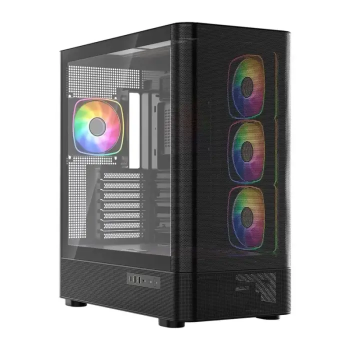 MODECOM Volcano AQ 300 ARGB Midi Black Case