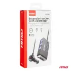 Extension socket with voltmeter AMIO-03781 — Photo 9
