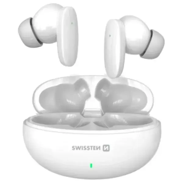 Swissten bluetooth TWS ausinės Sonic - balta
