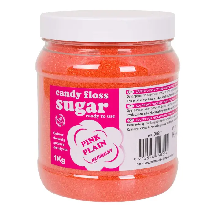 Rozā cukurvates cukurs, 1 kg