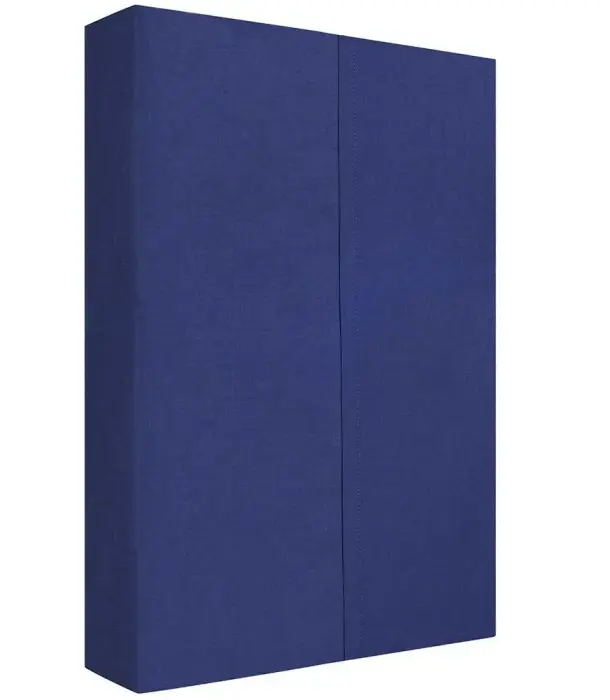 Cotton Flat Sheet 160x210 cm, Navy Blue