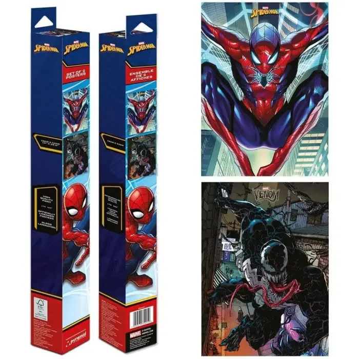 Spider-Man Marvel poster set