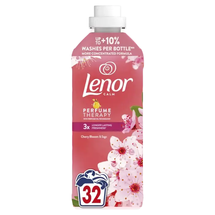 Кондиционер для белья LENOR Cherry Blossom & Sage, 32 стирки, 675мл