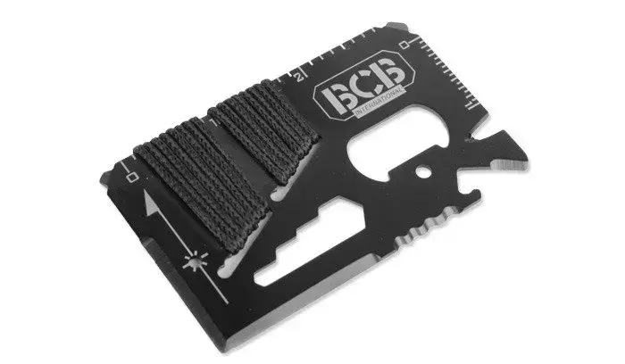 BCB Survival Card Mini Multi-Tool – Black – CM024B