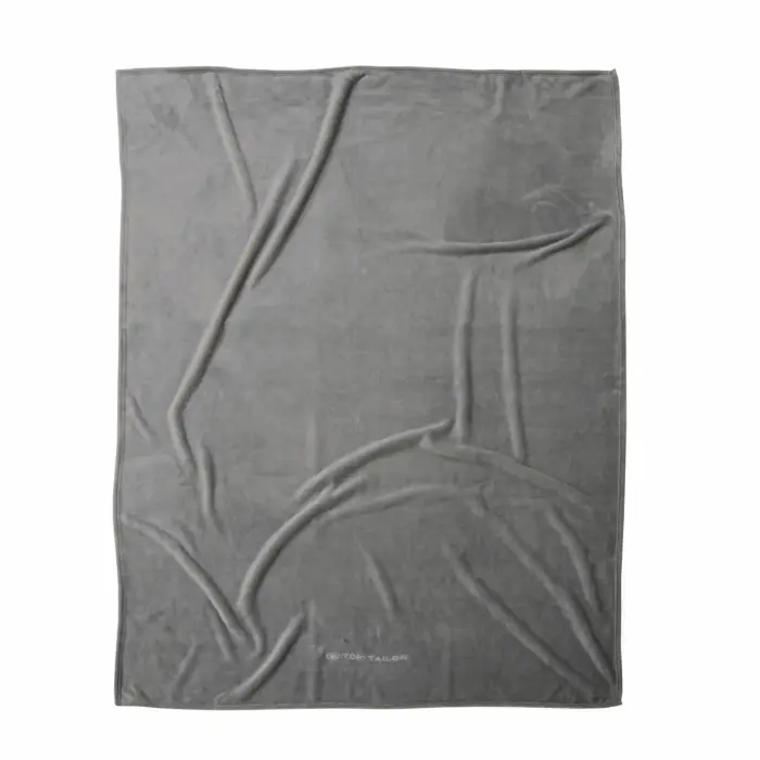 Tom Tailor Microfiber Throw Blanket 150x200 cm, Graphite Solid