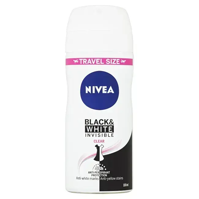 Nivea Transparent Antiperspirant Invisible for Black & White - 100 Ml