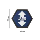 The Man The Legend Rubber Patch — Photo 4