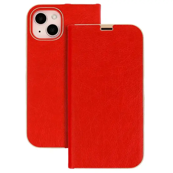 Book Case with frame for iPhone 12 Pro red