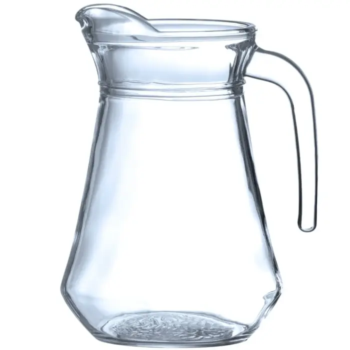 HENDI Glass Pitcher for Water, Juices, and Drinks 1.3 L