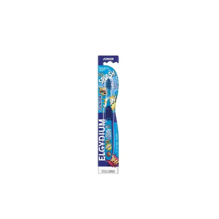 Elgydium Junior Splash Toothbrush, Blue