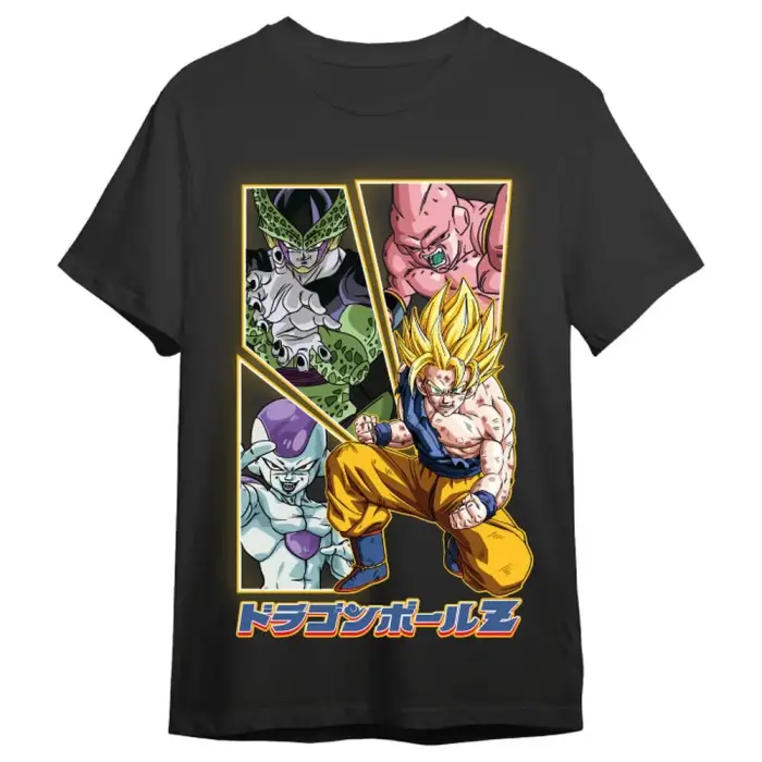 Dragon Ball Z Villains & Goku pieaugušo t-krekls